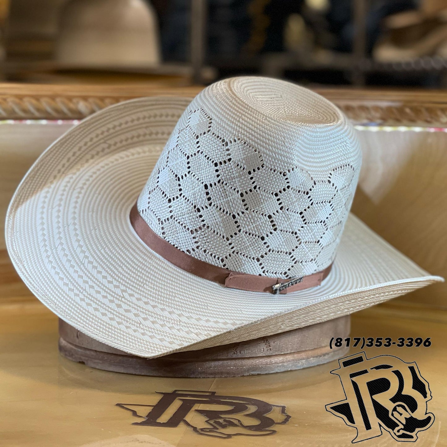 “ HONEY CONE “  | TAN COWBOY STRAW HAT 10X