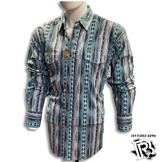 “ Ethan  “ | MEN'S WRANGLER AZTEC PRINT SHIRT 10BC1291M