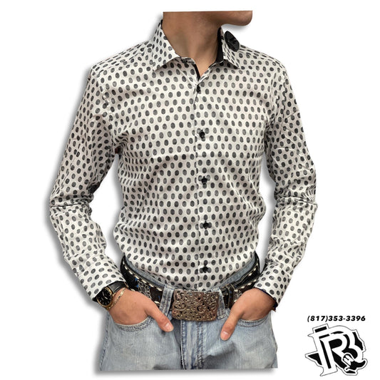 “ AXEL “ |  MEN’S WESTERN SHIRT WHITE LONG SLEEVE