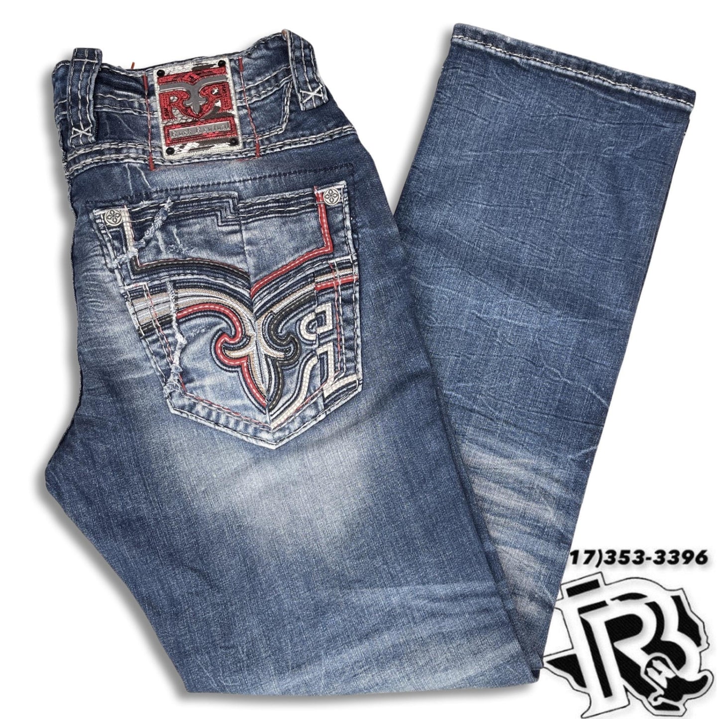 STRAIGHT | ROCK REVIVAL MEN JEANS RP365J202R