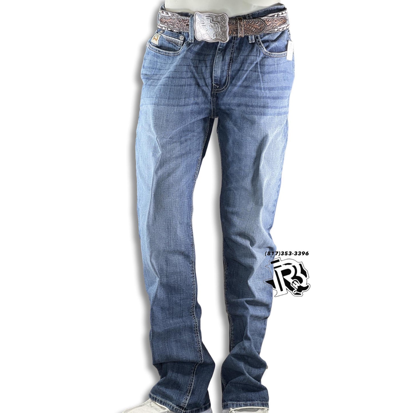 “ Tom “  Relaxed Bootcut | MENS CINCH GRANT MEDIUM STONE WASH JEANS MB54737001 GRANT