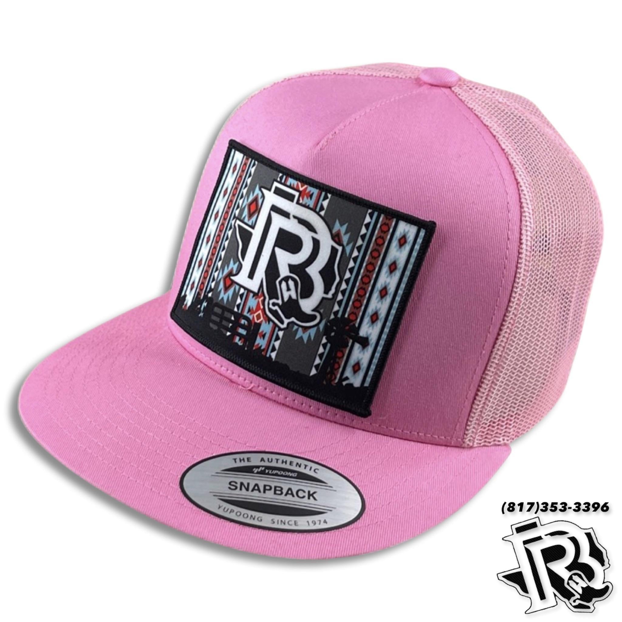 “ WINTER “ | BR CAP AZTEC PATCH  PINK/PINK