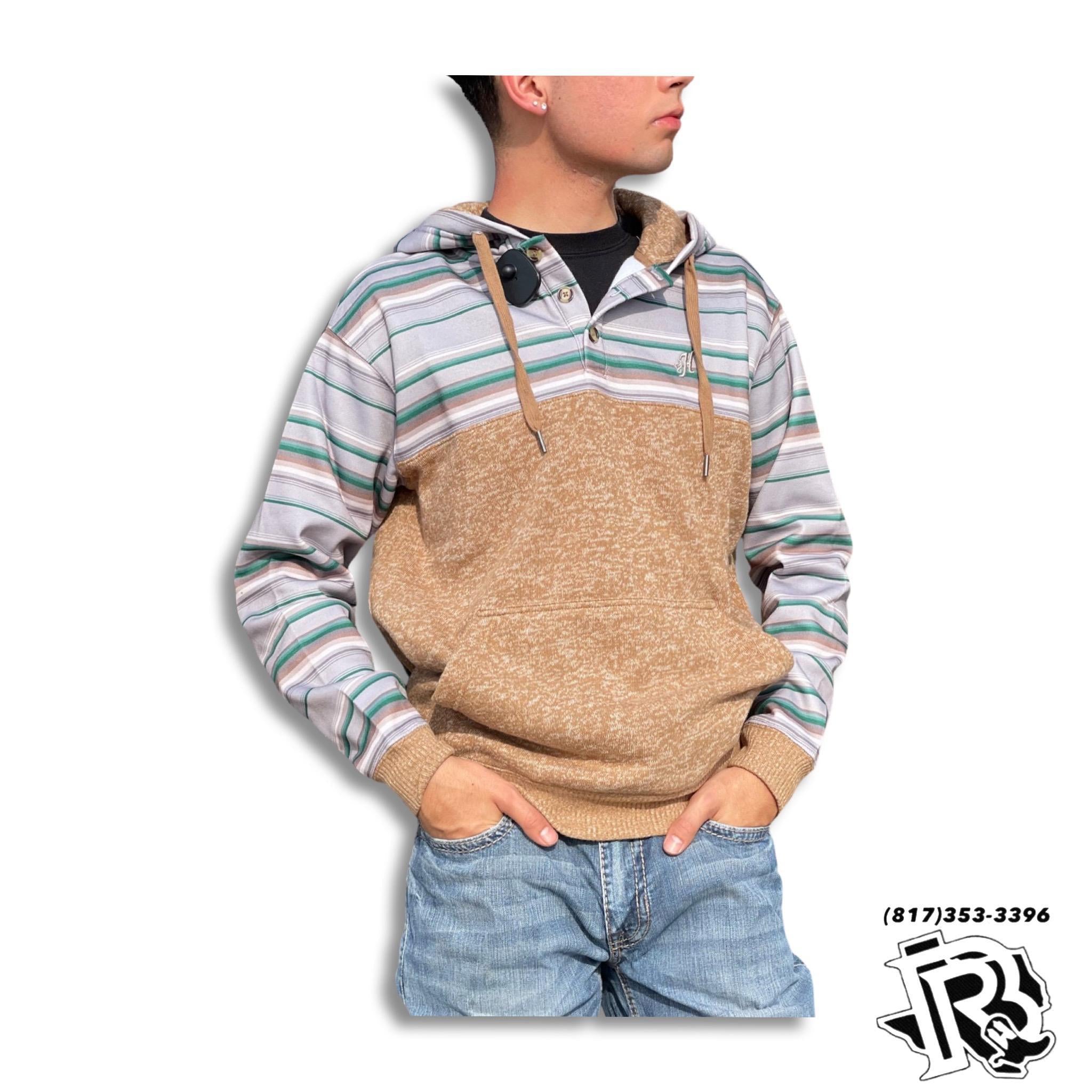 ‘’ Bradley ’’ | HOOEY MENS TAN HOODIE WESTERN HH1194TN