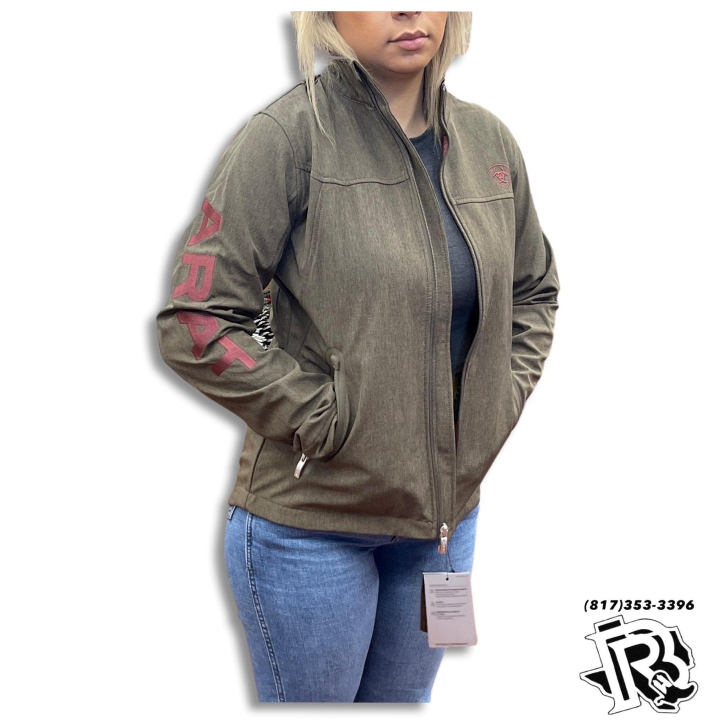 “ Emily “ | WOMEN ARIAT JACKET BROWN SOFT SHELL 10041282