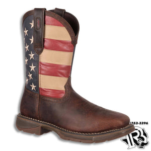 DURANGO NO STEEL | USA FLAG MEN WESTERN WORK BOOTS DB020