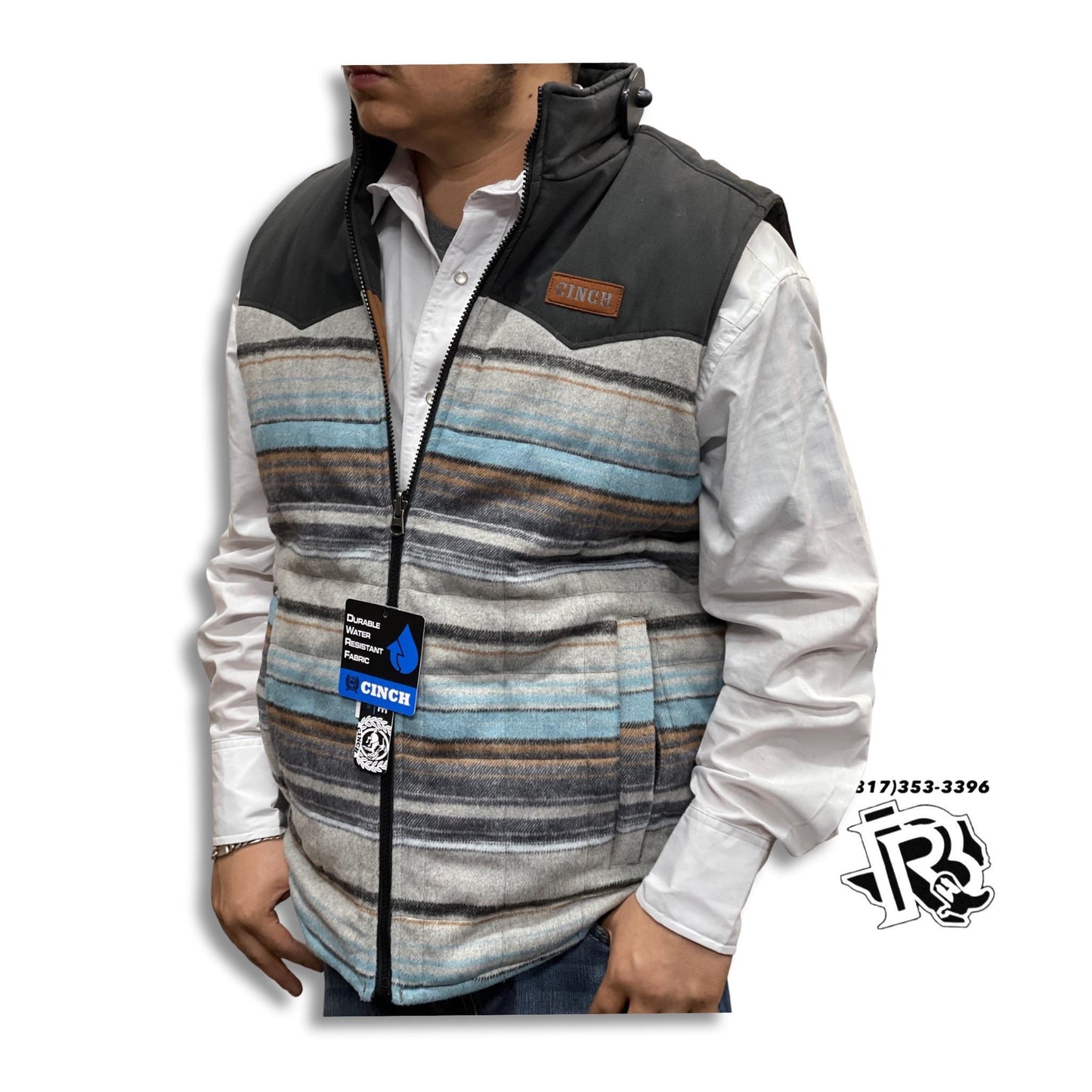 “ Asher “ | Cinch Reversible Men's Multicolored Vest MWV1576001