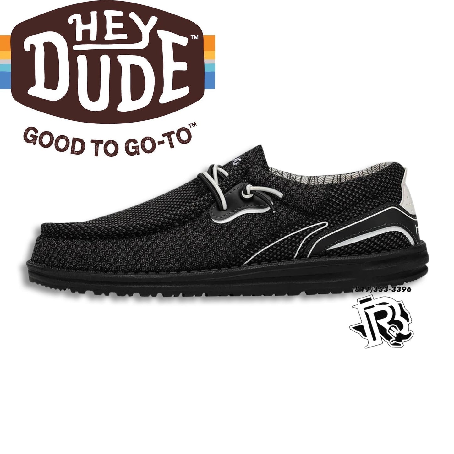 “ GREY EAGLE  “ | HEY DUDE MEN SHOES BLACK 112253418