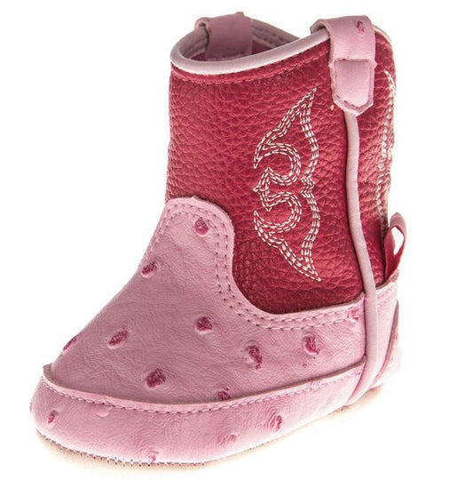 Baby bucket pink infant booties |4420230