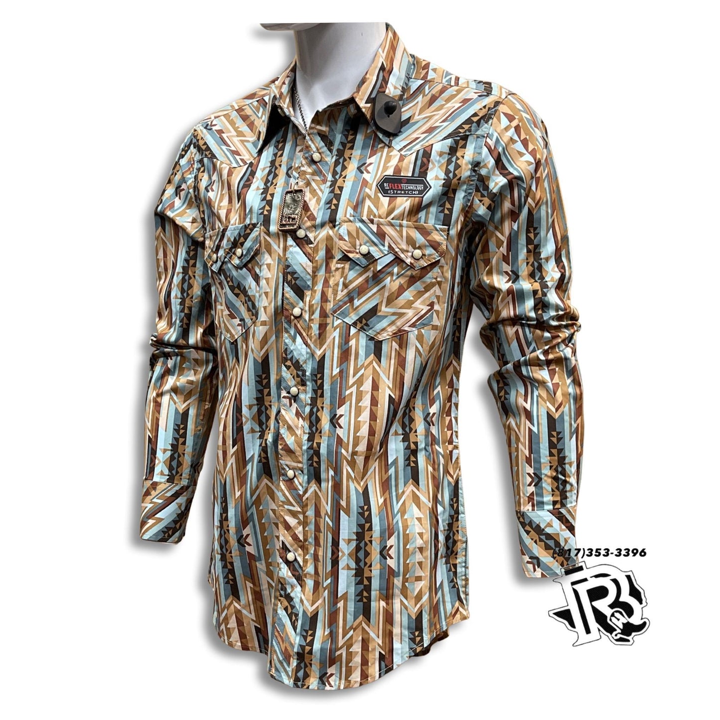 “ Diego “ | ROCK & ROLL LONG SLEEVE SHIRT MULTI COLOR RRMSOSR09J