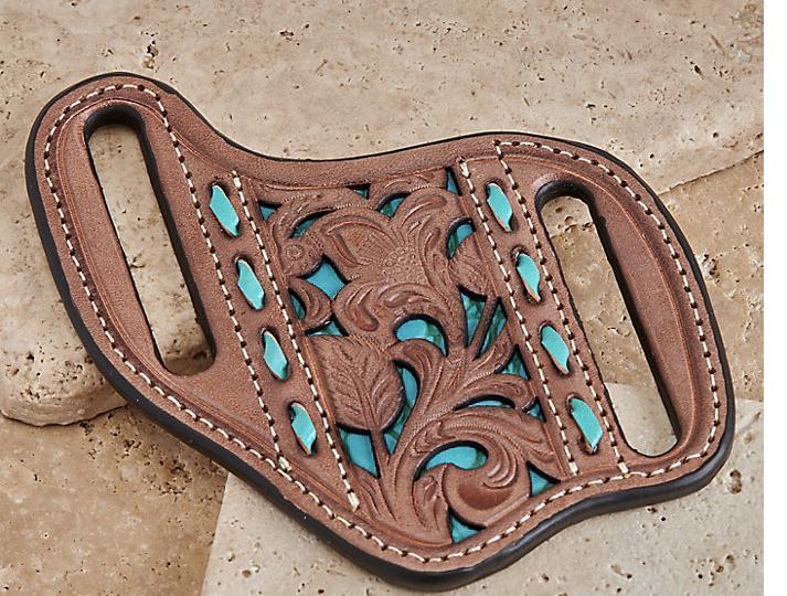 M & F Western 3D Floral Knife Sheath - Medium Tan – Lazy J Ranch Wear Stores