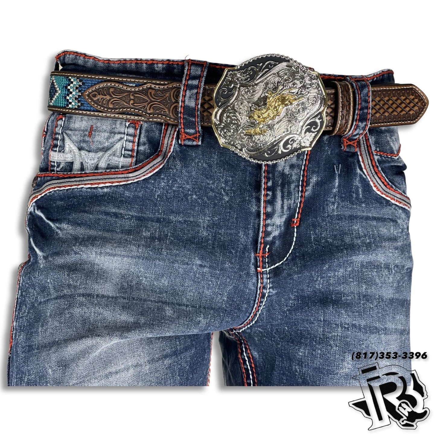 “ Ralph “ | BOOT CUT MEN JEANS STONE WASH