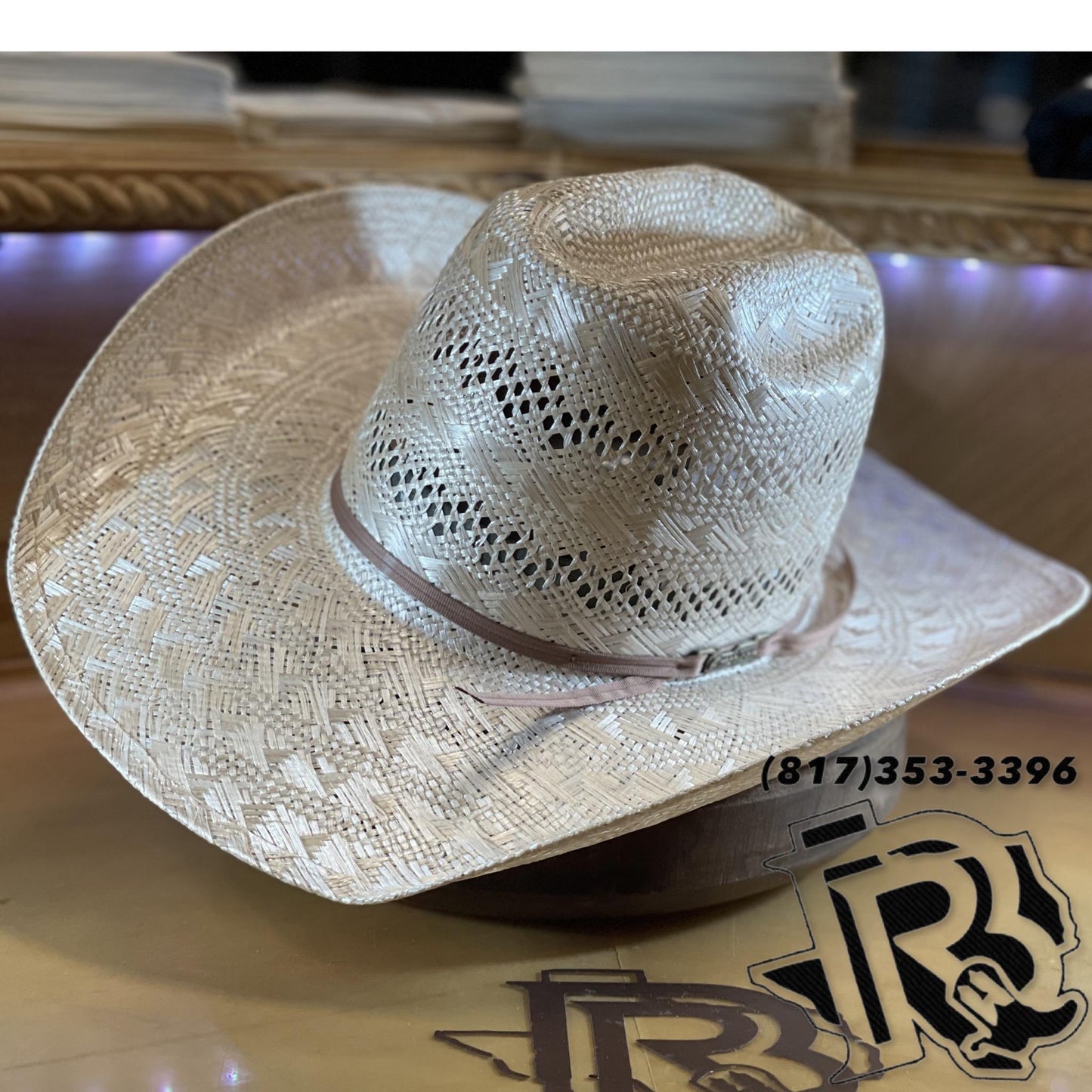 “ 1804 “ | AMERICAN STRAW COWBOY STRAW HAT SISAL