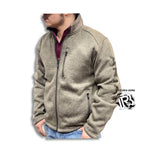 “ Thiago “ | MEN ARIAT PULLOVER LIGHT BROWN ZIP UP 10033022