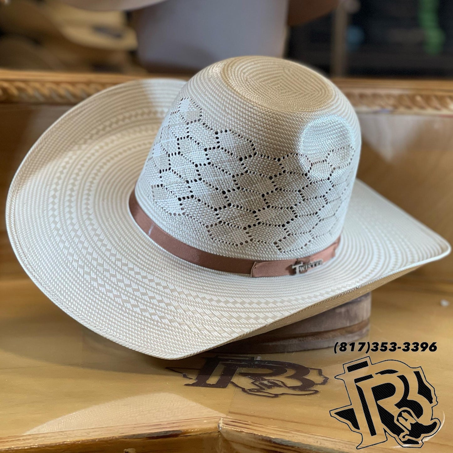 “ HONEY CONE “  | TAN COWBOY STRAW HAT 10X