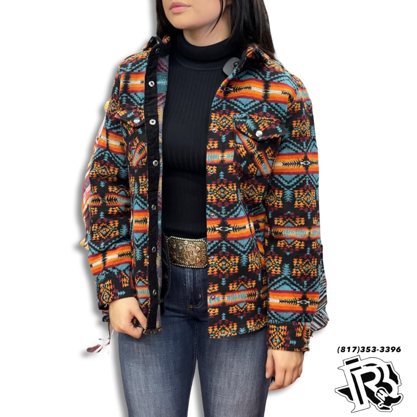 “ Kendall “ | WOMEN AZTEC SHIRT JACKET MULTI COLOR PRWO92RZYW