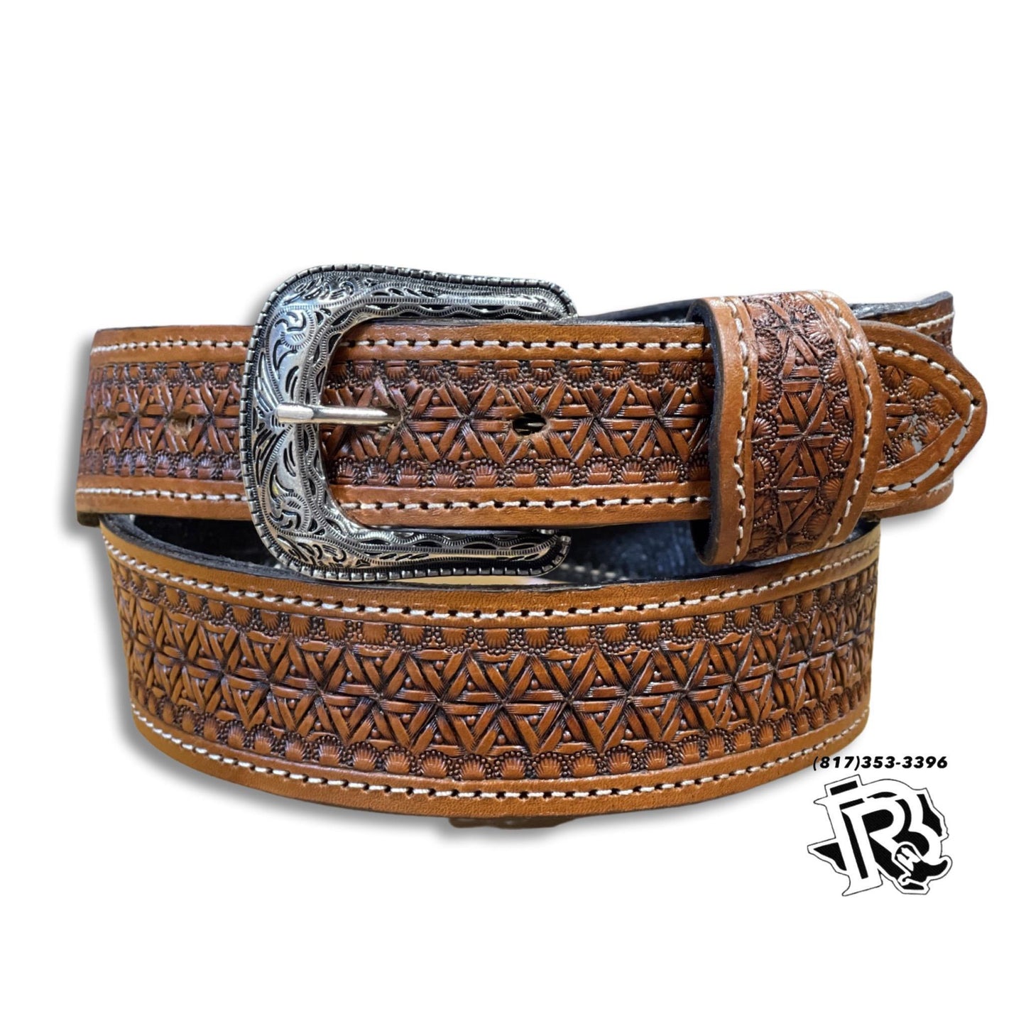 “ Axel “ | Men Belt Cognac 2 Inch Thick