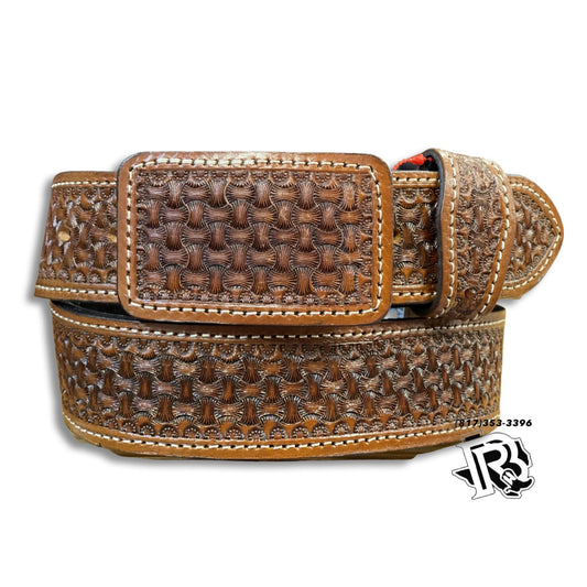 “ Favio “ | MEN Western Belt Light Brown