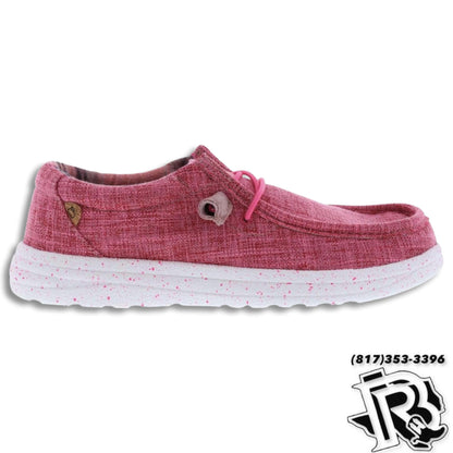 “ PAULA “ | WOMEN CASUAL CANVAS SHOE PINK