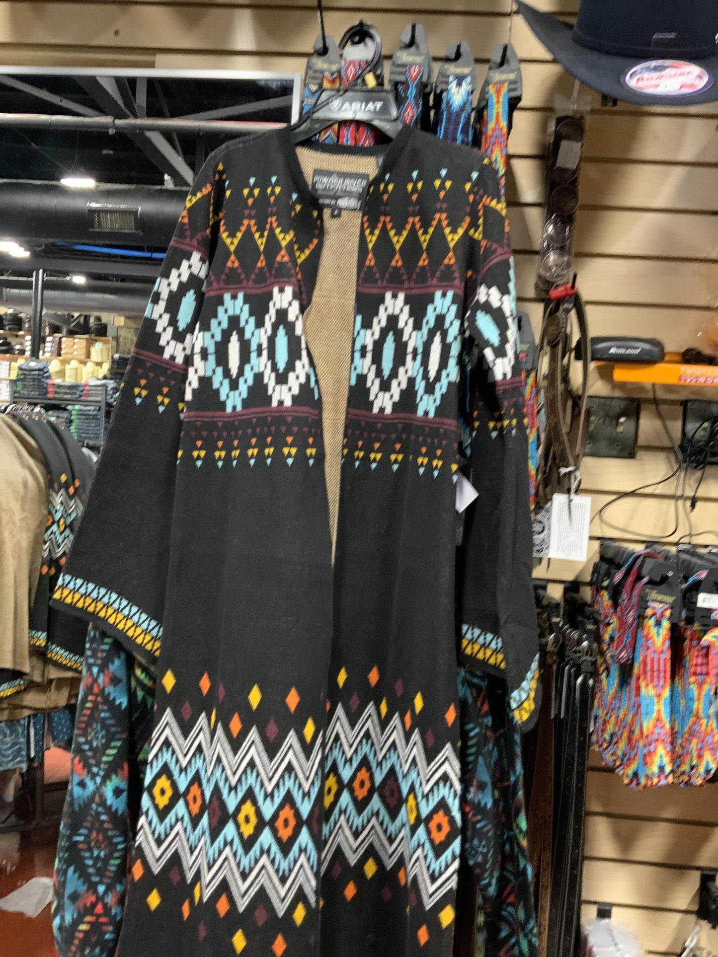 WOMENS JACQUARD AZTEC CARDIGAN