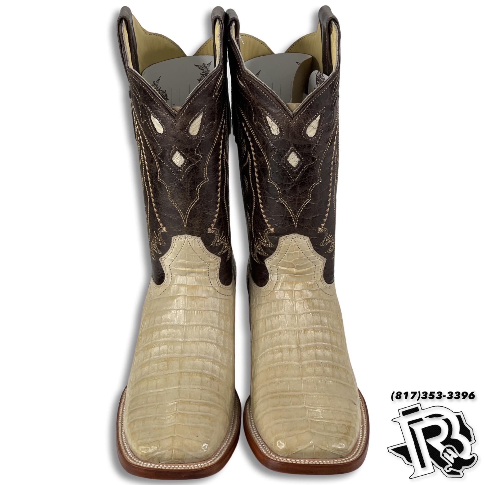 CAIMAN BELLY ORIGINAL | MEN WESTERN BOOTS SQUARE TOE ORIX