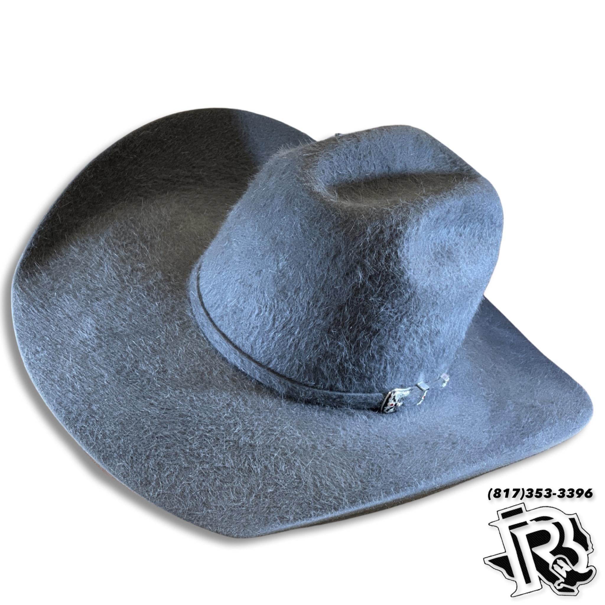 American Hat Co Felt 20x Grizzly Black 4 1/4 brim