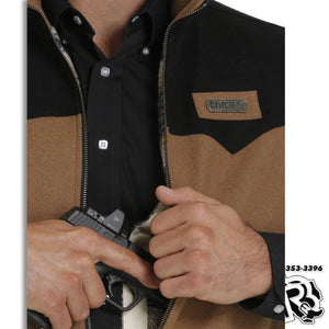 CINCH | MEN'S CONCEALED CARRY VEST BROWN/BLACK (MWV1543003)