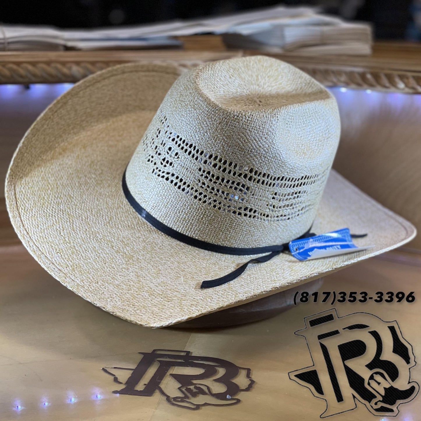 HB BANGORA | RODEO KING  STRAW COWBOY HAT