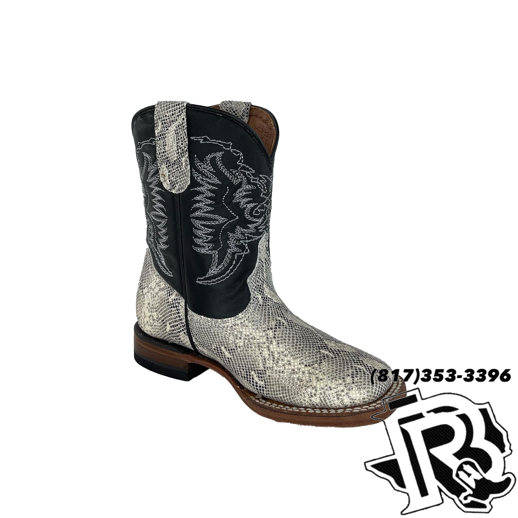 KIDS RATTLE SNAKE PRINT | KIDS SQUARE TOE BOOTS