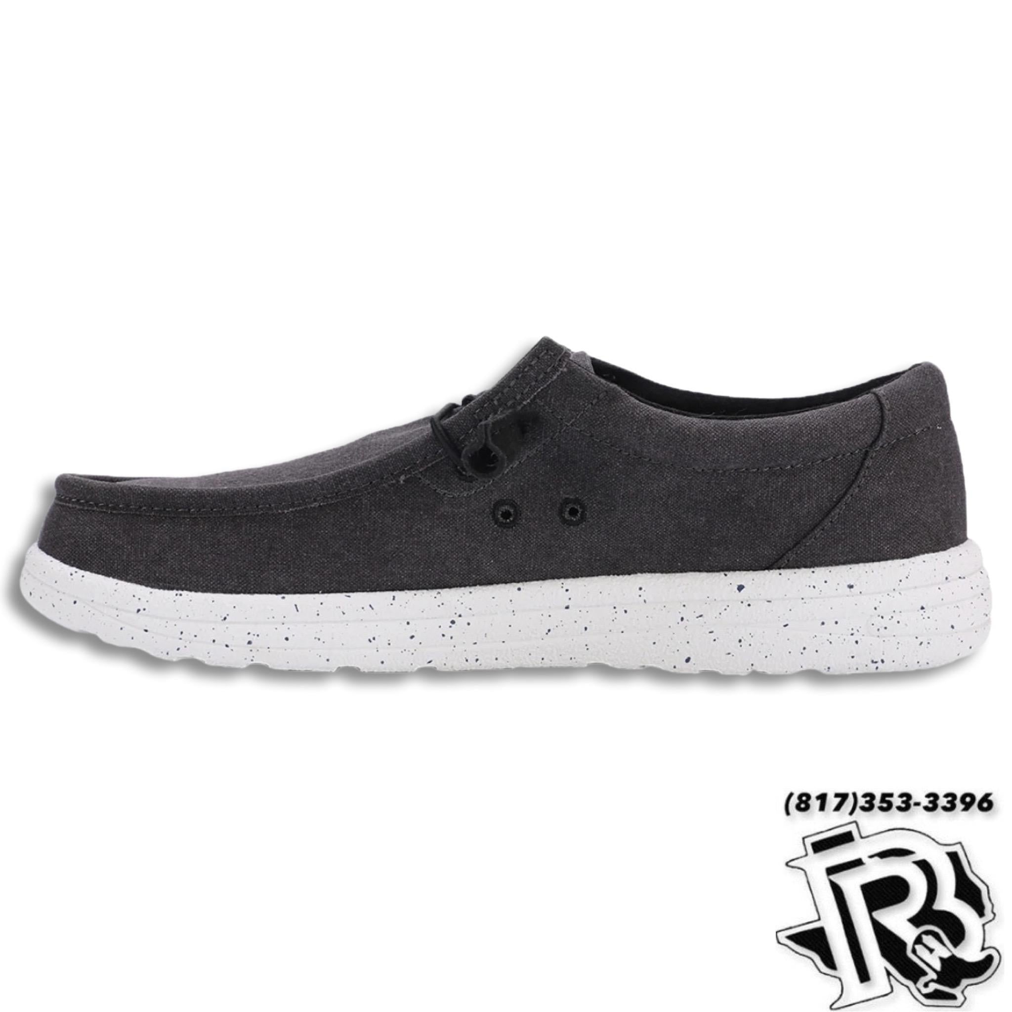 “ PAUL “ | BLACK MEN'S CASUAL CANVAS SHOE