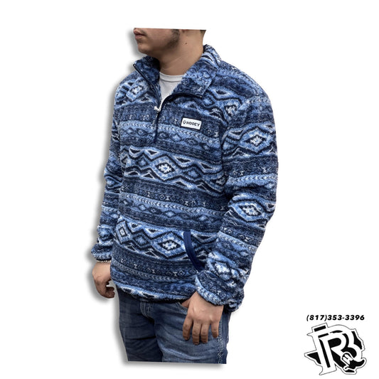 “ Tate “ | MEN WESTERN SWEATER BLUE AZTEC