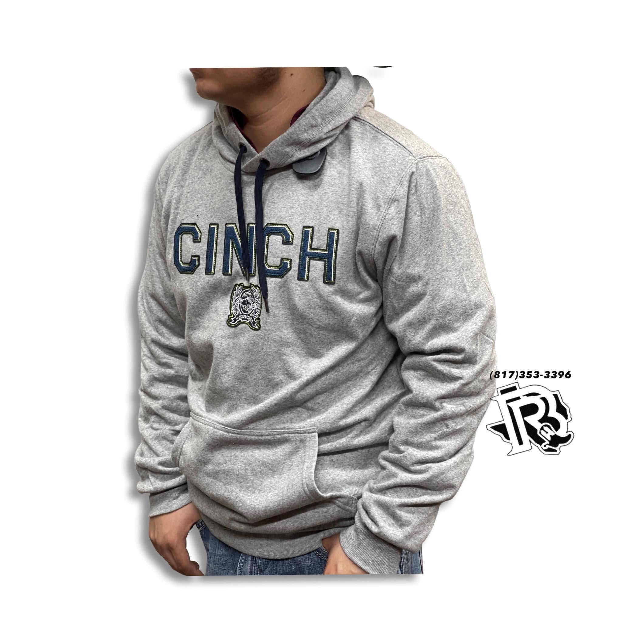 “ Ace “ |  MENS GREY CINCH LOGO HOODIE MWK12P06P013