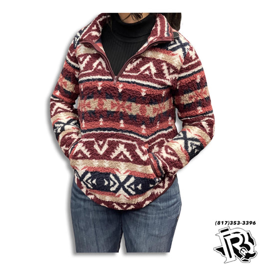 “ Kiana “ | WOMEN WESTERN SWEATER PURPLE AZTEC PULL OVER 112321385