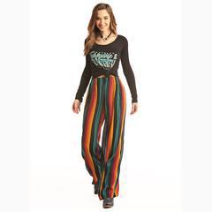 Rock&Roll Serape Striped Pants B9-2041