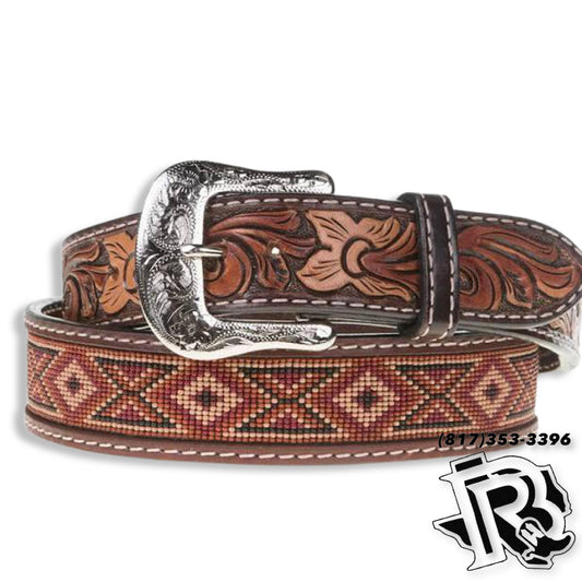 BEADED BELT BROWN | Twisted X Belt (XIBB-103)