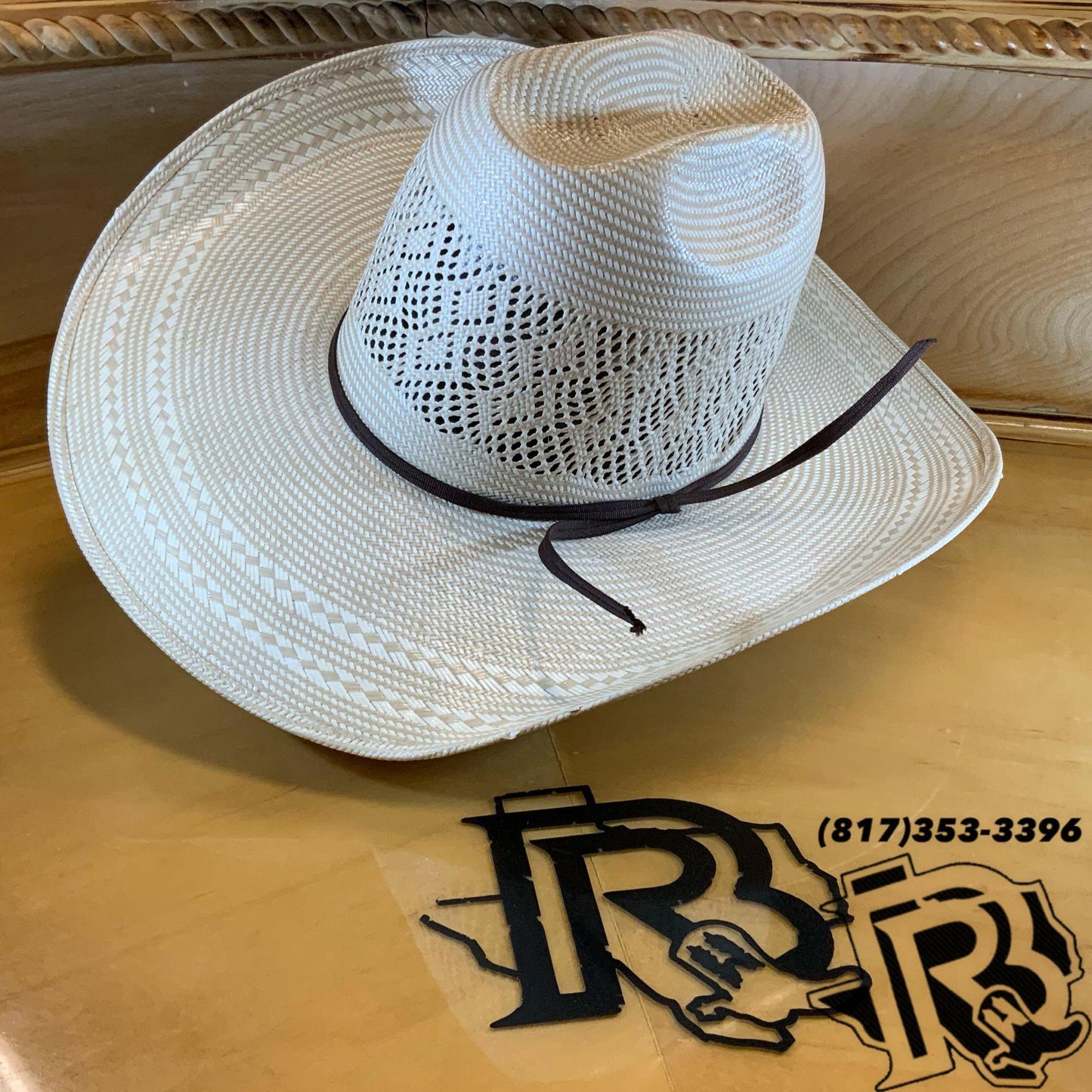 “ DIAMOND BREEZE “ |  RODEO KING STRAW HAT 4 1/4 inch brim