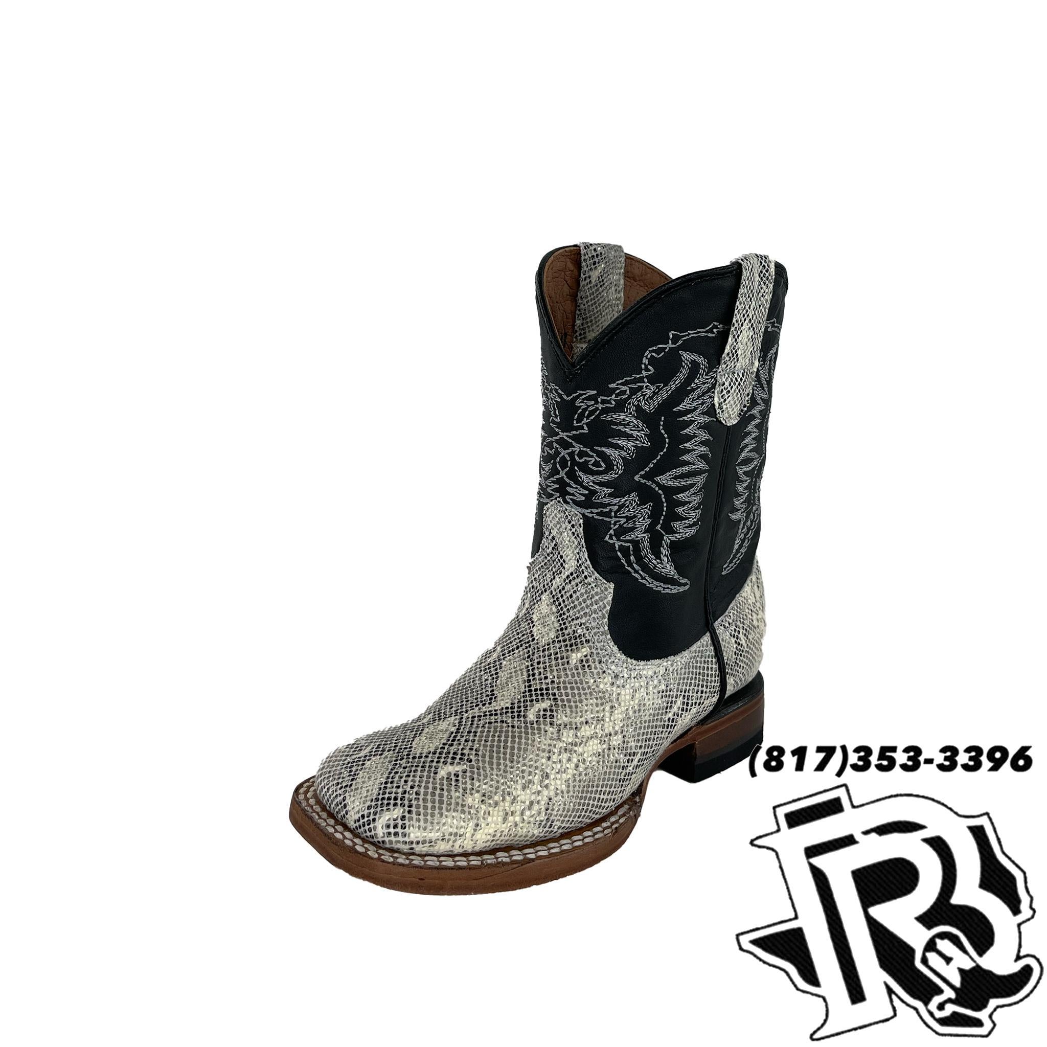 KIDS RATTLE SNAKE PRINT | KIDS SQUARE TOE BOOTS