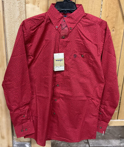 WRANGLERS MENS RED SHIRT | 112318997