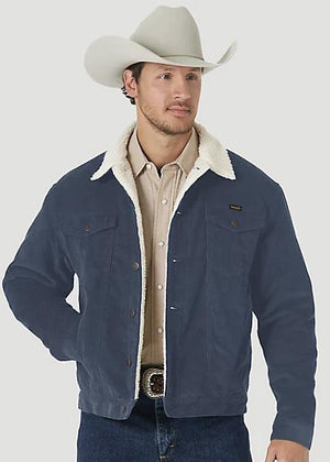 “ Nolan “ | MEN WRANGLER VINTAGE GRIZZLY JACKET BLUE 112318282