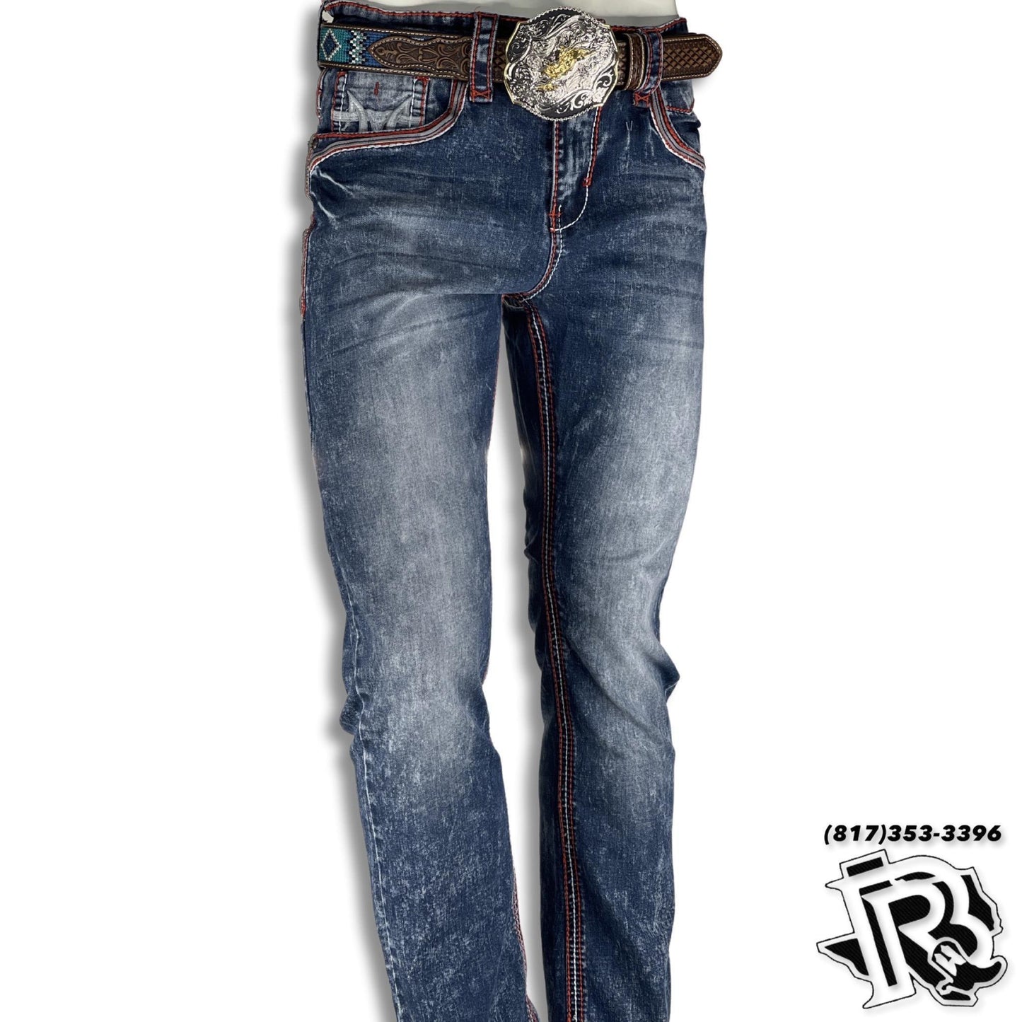 “ Ralph “ | BOOT CUT MEN JEANS STONE WASH