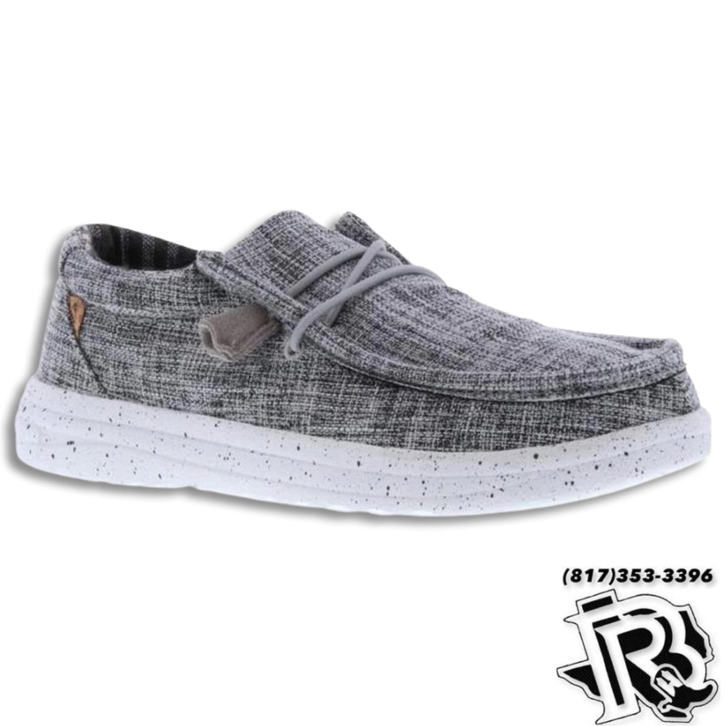 “ PAULA “ | WOMEN CASUAL CANVAS SHOE GREY