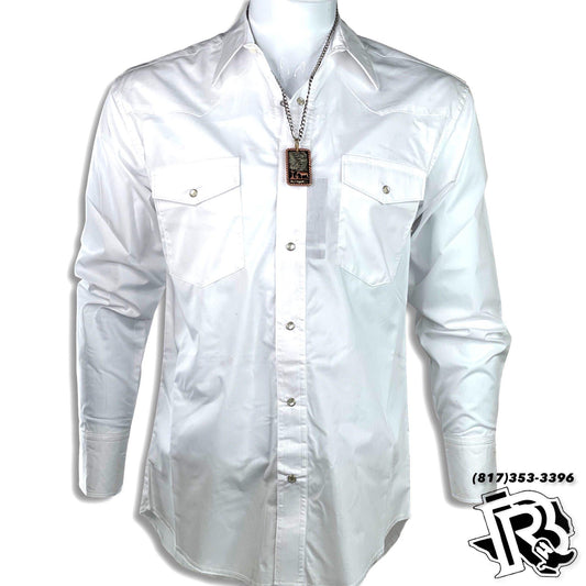 “ALBERT “ | MEN'S WRANGLER  WHITE SHIRT CLASSIC FIT 71105WH