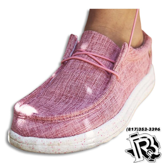 “ PAULA “ | WOMEN CASUAL CANVAS SHOE PINK