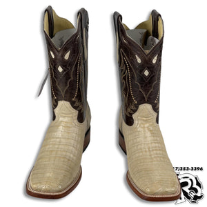 CAIMAN BELLY ORIGINAL | MEN WESTERN BOOTS SQUARE TOE ORIX