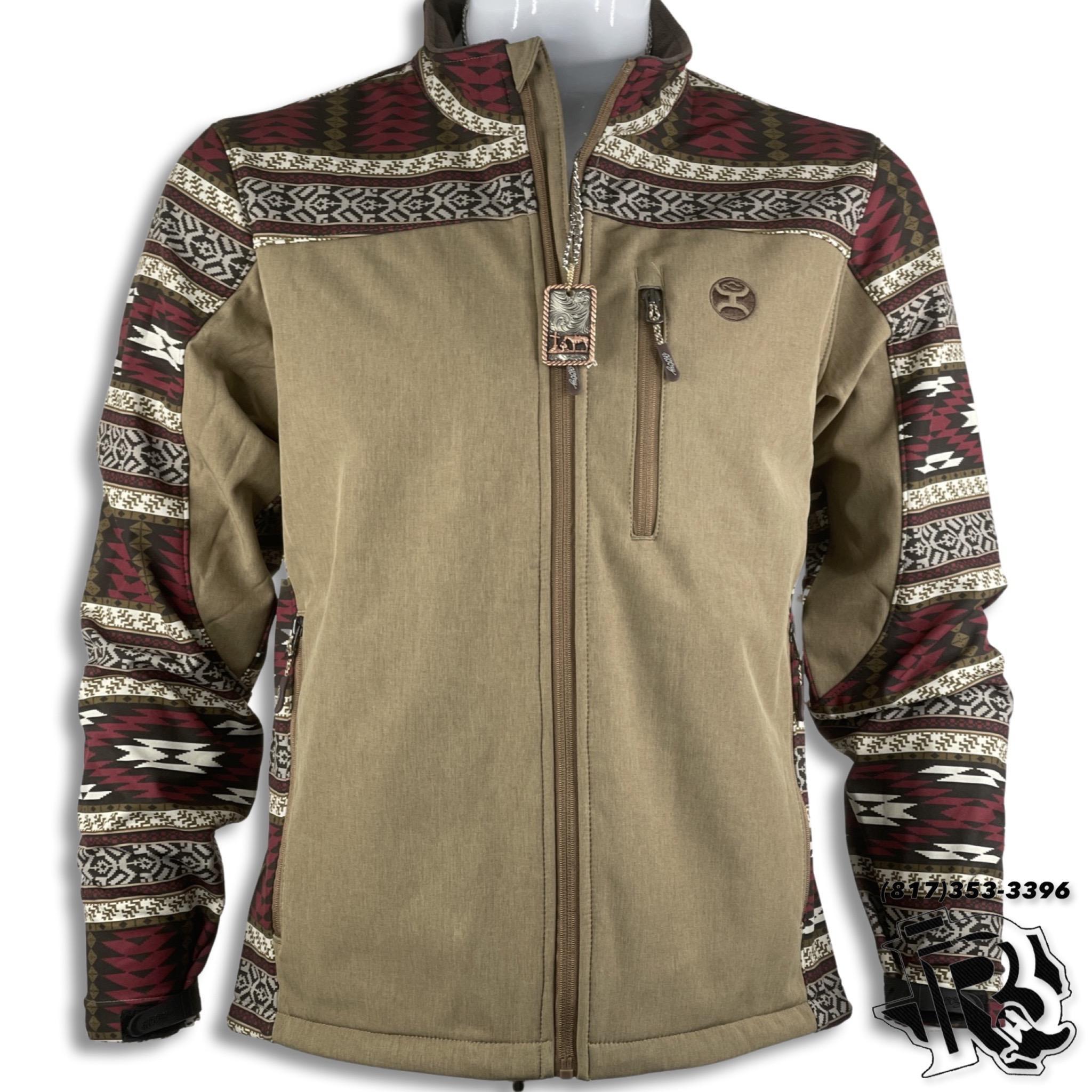 AZTEC MAROON | HOOEY MENS SOFT-SHELL JACKET