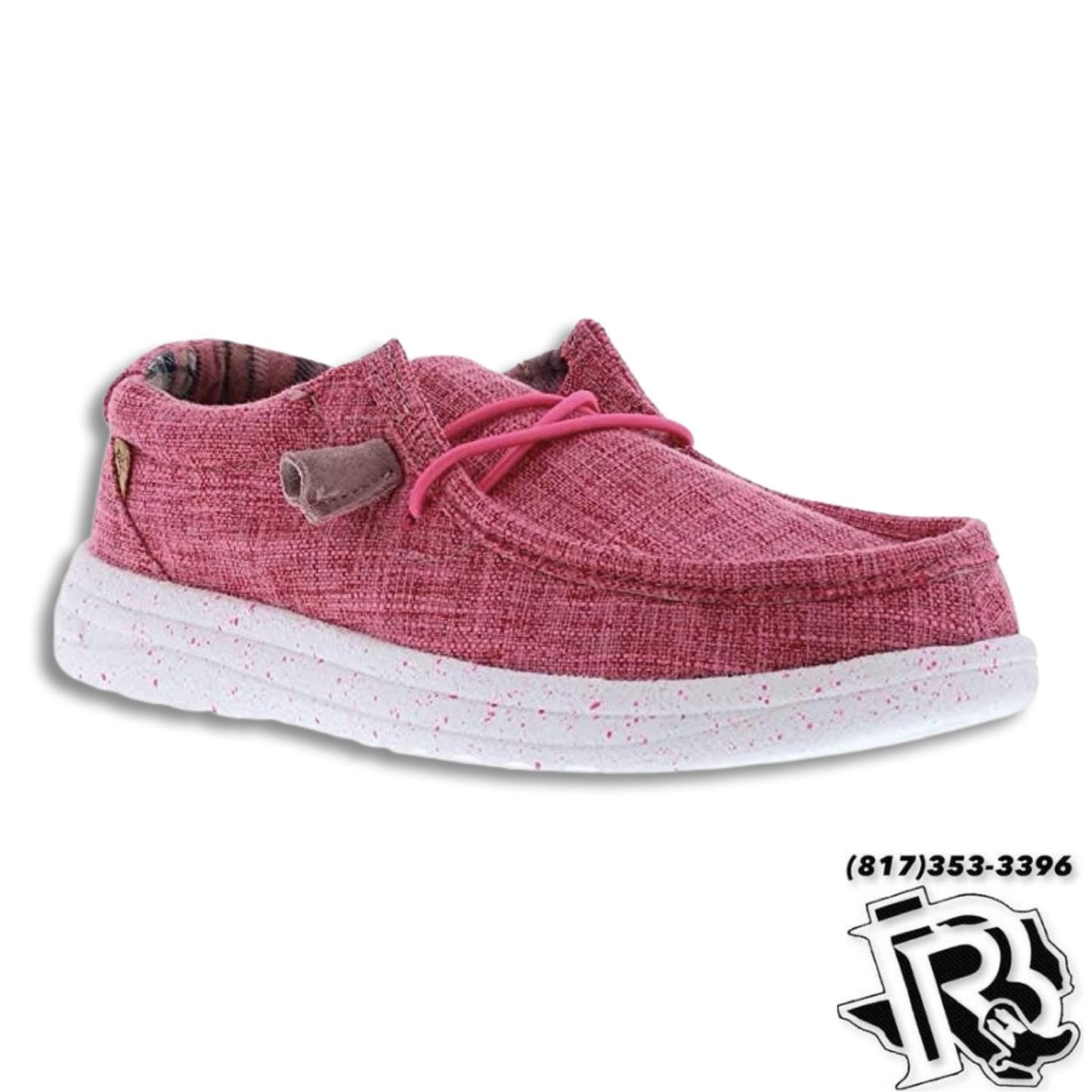 “ PAULA “ | WOMEN CASUAL CANVAS SHOE PINK