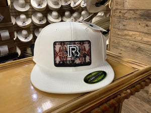 BR RUST WHITE FITTED CAP