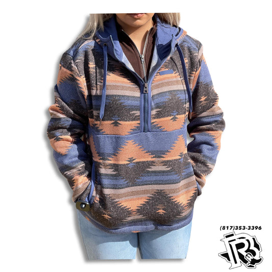 ” Abigail “ | WOMEN CINCH SWEATER AZTEC DESIGN