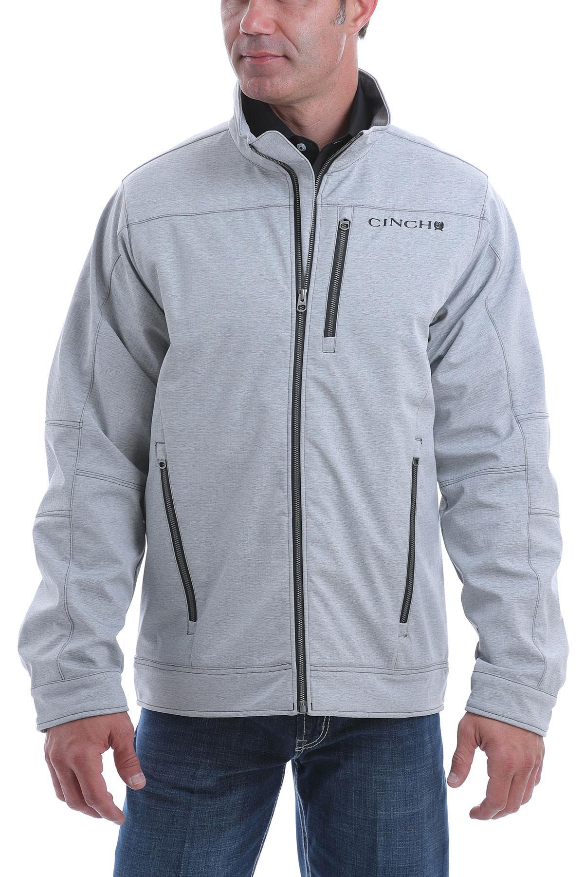 CINCH | MENS GREY TEXTURED CONCEALED CARRY  JACKET