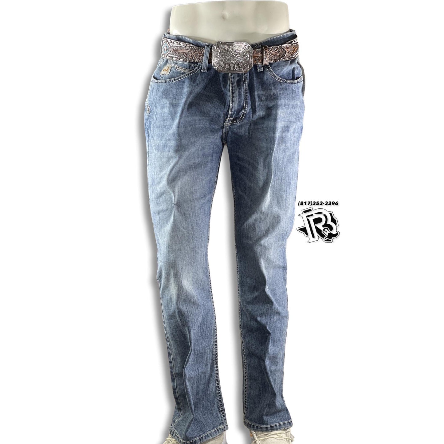 BOOT CUT | CINCH IAN MEN’S JEANS  LIGH WASH MB51936001IAN