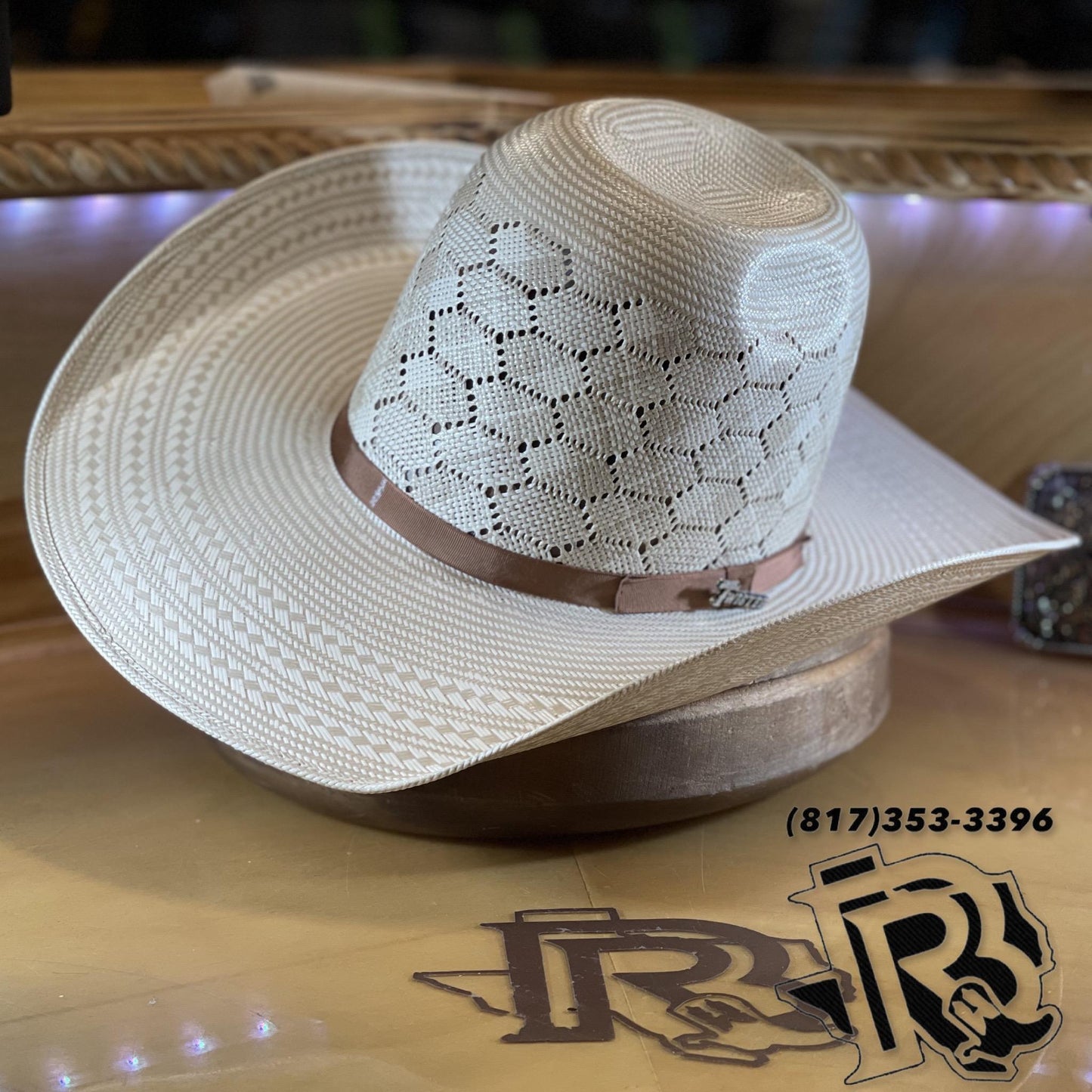 “ HONEY CONE “  | TAN COWBOY STRAW HAT 10X